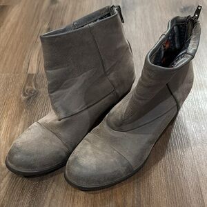 Gray Women's Ankle Boots